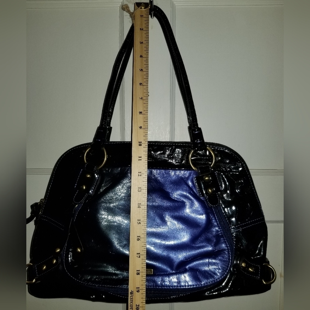 Point Zero Hand Bag Purse Shiny Metallic Colour - Picture 9 of 15